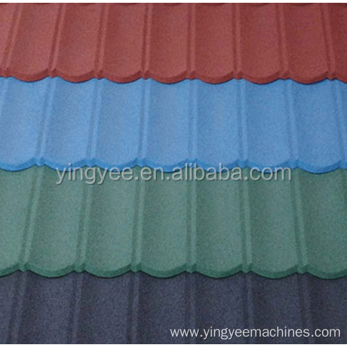 Customized Colorful Stone Covered Roof Panel Forming Machine